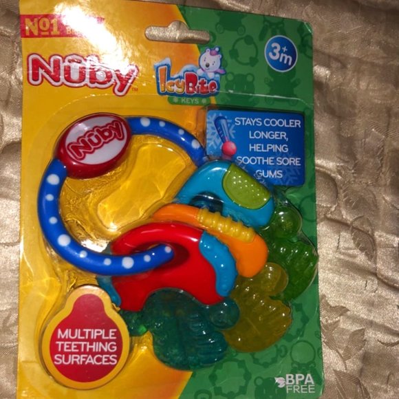 NUBY Ice Gel Teether Keys NEW in Package - Picture 6 of 12